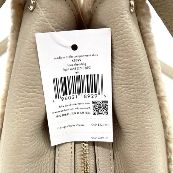 Kate Spade Leila Medium Triple Compartment Shoulder Bag - Picture 12 of 12